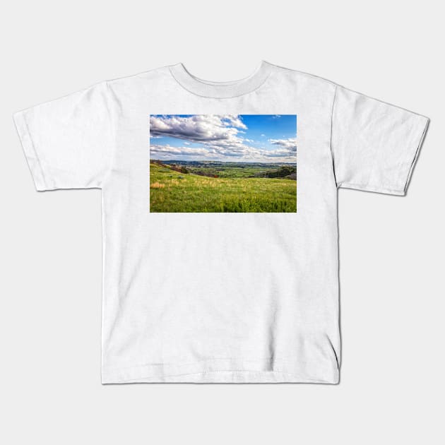 North Dakota Badlands Kids T-Shirt by Gestalt Imagery